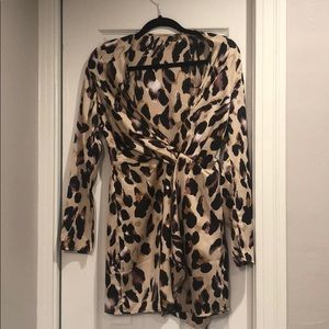 leopard cocktail dress from Nordstrom NEVER WORN